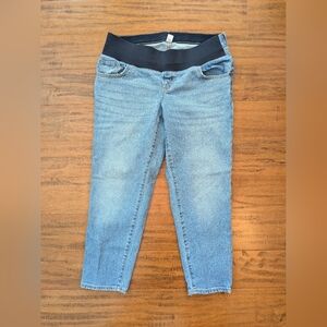Old Navy Women's Light Blue Maternity Jeans 8 Short